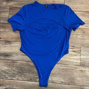 SHEIN Curve Vibrant Blue Bodysuit Woman Size 3X